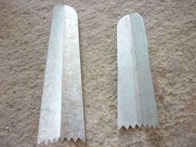 Rubber latex trough