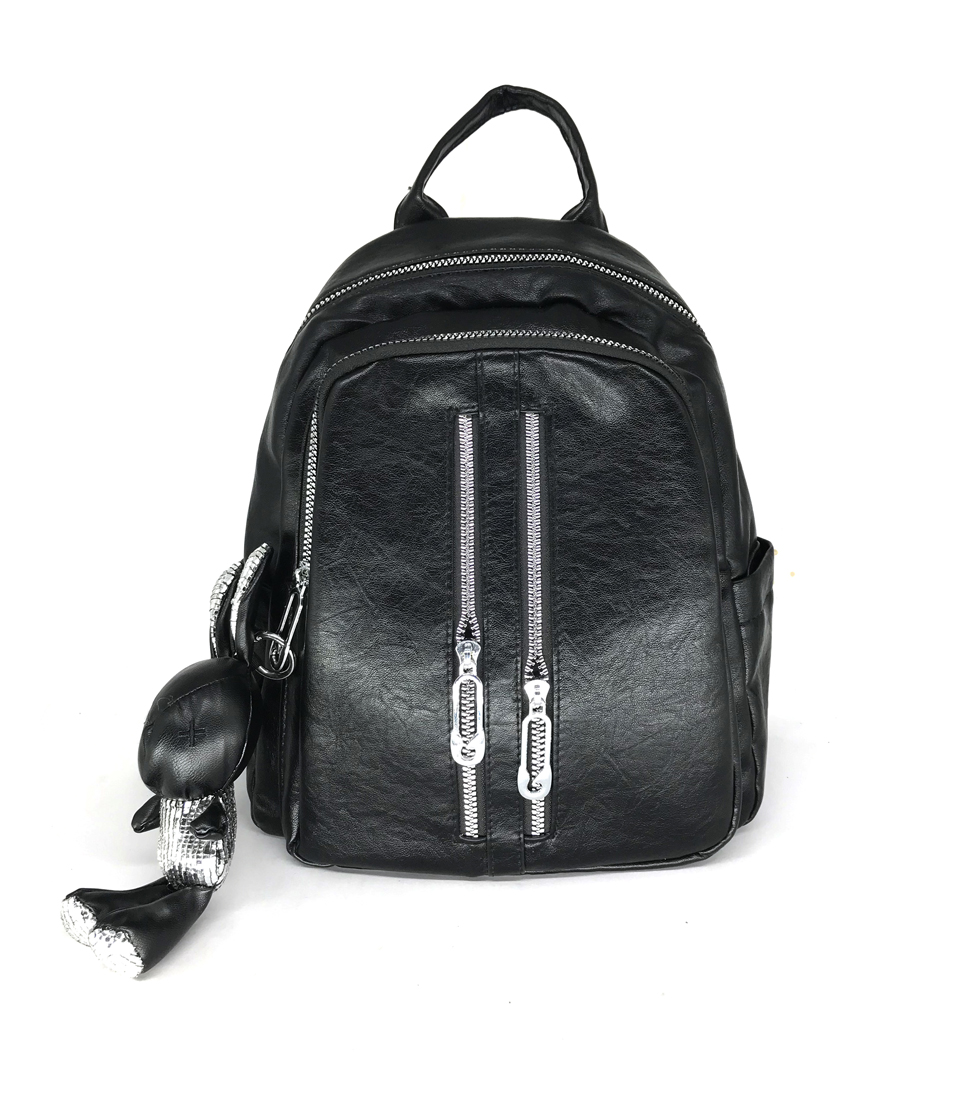 Women fashion leather backpack