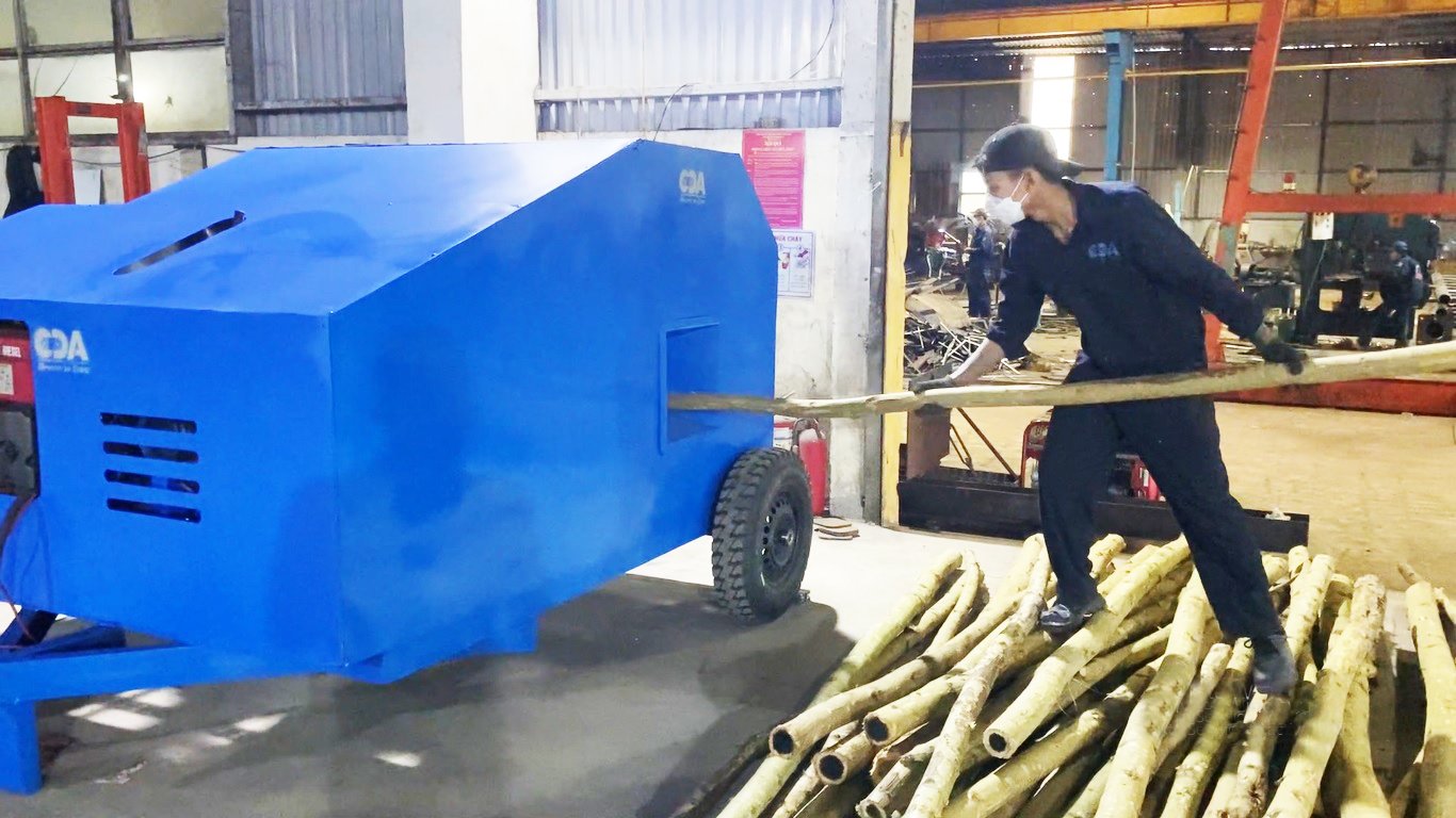 Peeling machine
