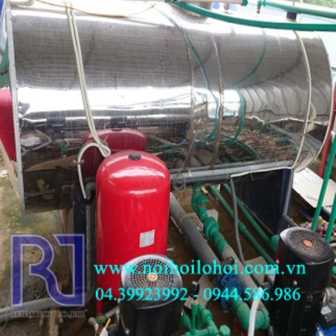 Hot water system for hotel