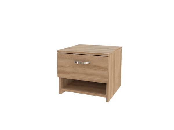 Luna stylized wooden bedside cabinet