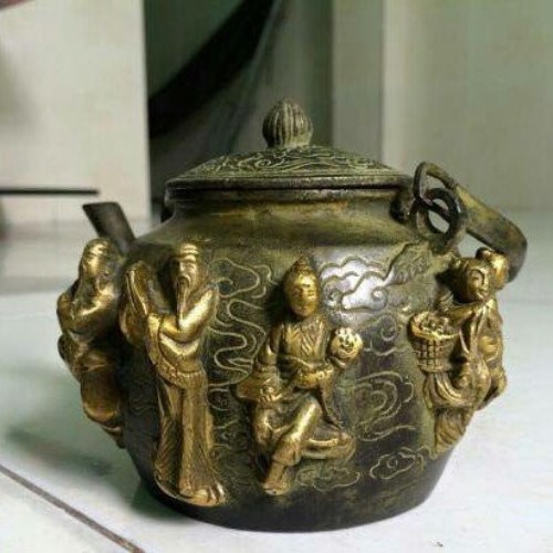 Copper teapot