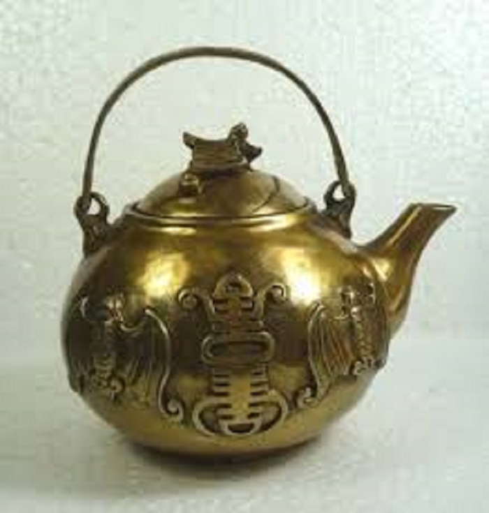 Copper teapot