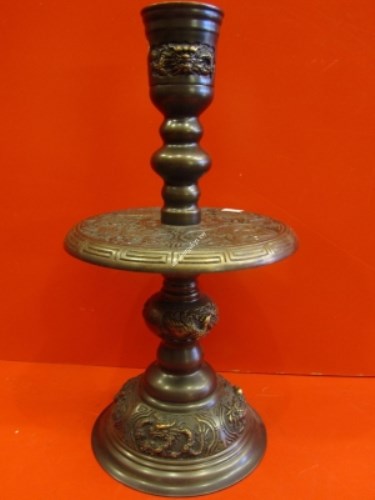 Copper candlesticks