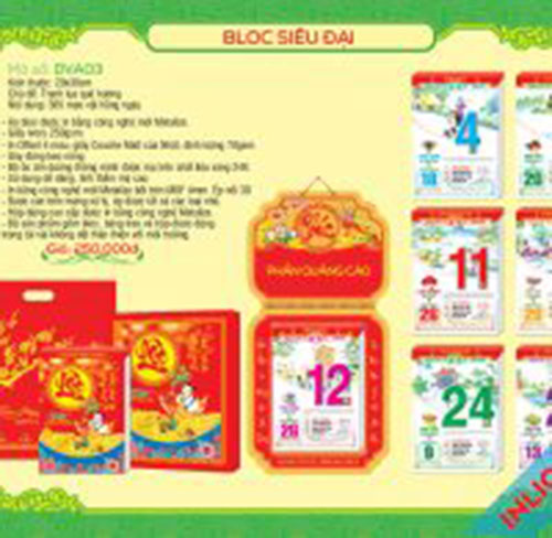 Block calendar