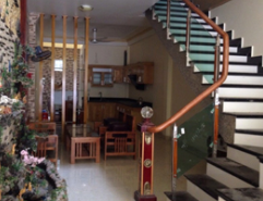 Glass banister