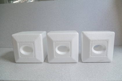 Formed styrofoam