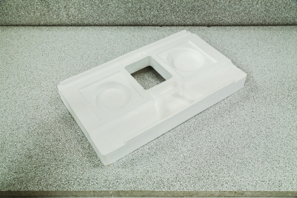 Formed styrofoam