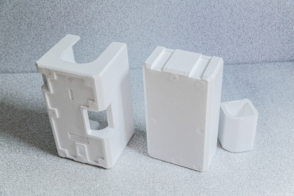 Formed styrofoam
