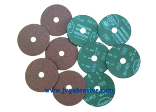 Abrasive fiber disc