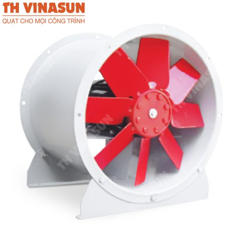 Axial pressure-boosting fan