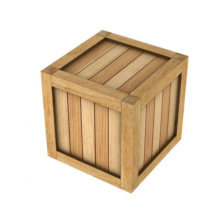 Square woode box