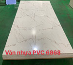 Laminated board with PVC film