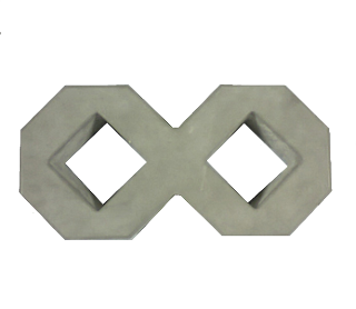 Grass block paver