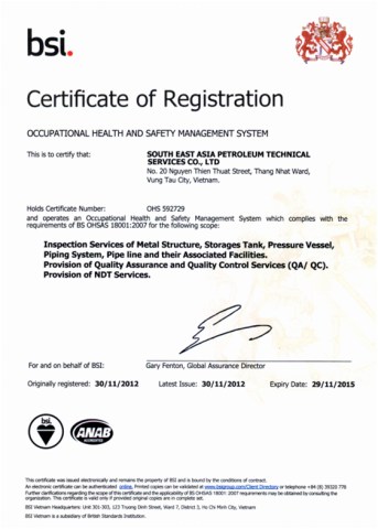 OHSAS 18001