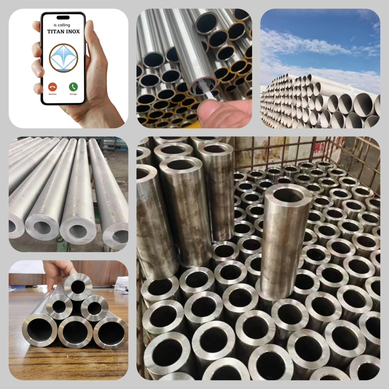 Stainless steel/Titanium pipe