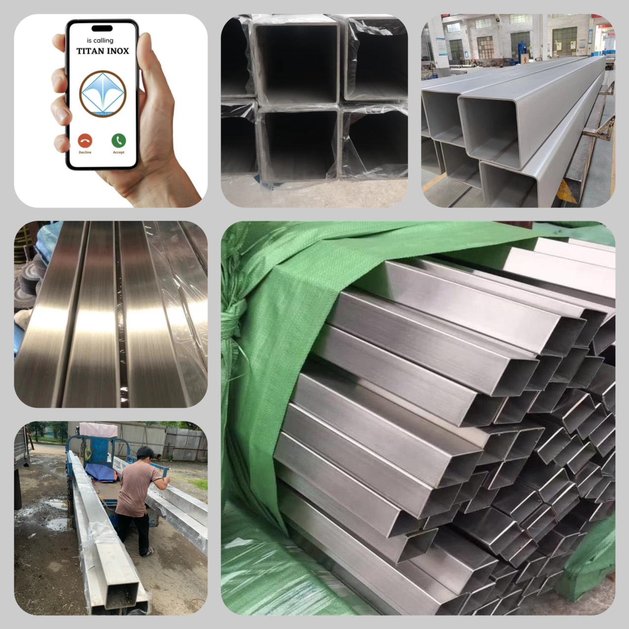 Aluminum square tube