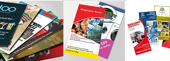 Leaflet printing
