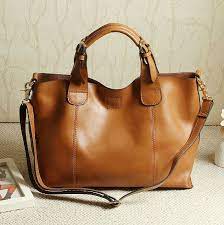 Leather handbag