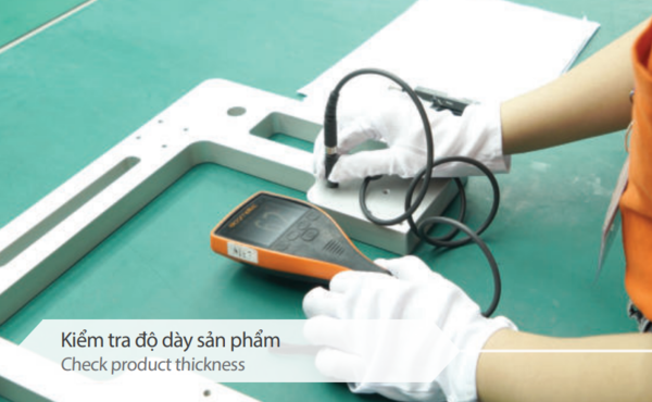 Check product thickness