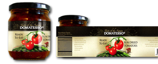 stamped label