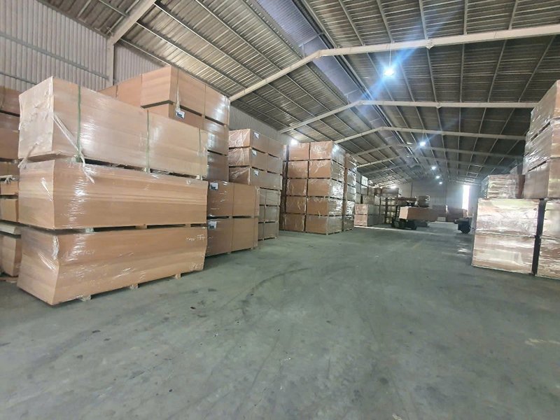 Particle board