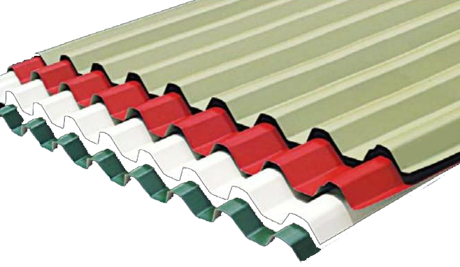 Corrugated iron sheet