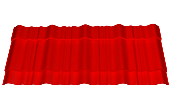 Corrugated iron sheet