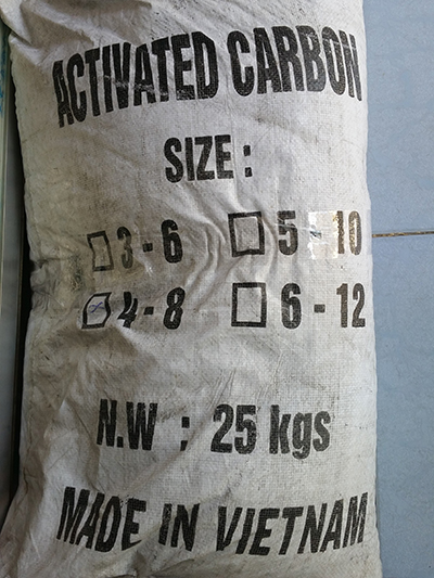 Activated carbon bags - 25kg