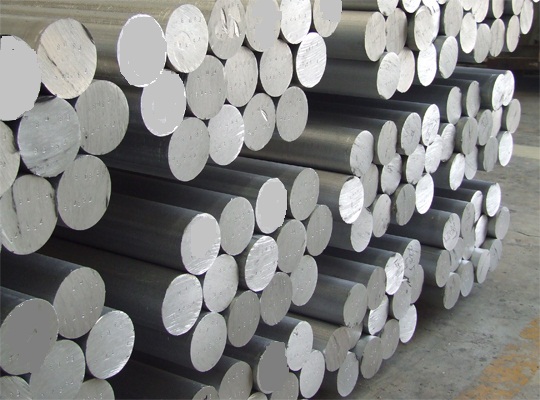 Solid aluminum round bars
