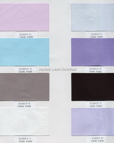 Plain shirt fabric