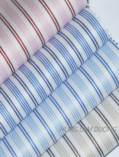 Stripe shirt fabric