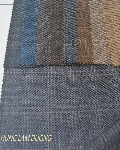 Plaid blazer fabric