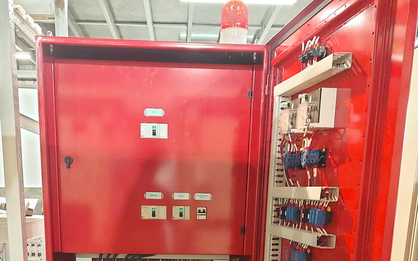 Fire pump control panel