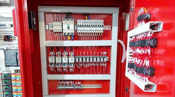 Fire pump control panel