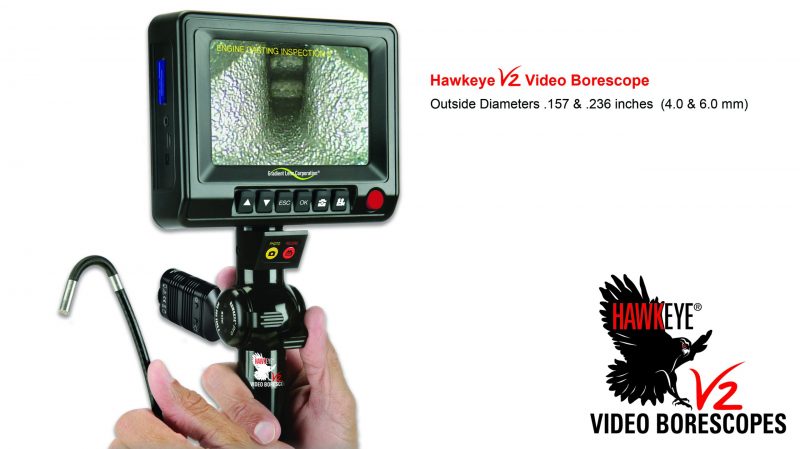 Hawkeye endoscopic camera with monitor