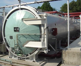 Industrial autoclave