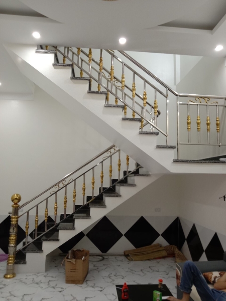 Stainless steel stair