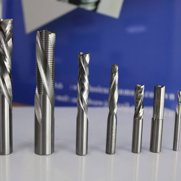 Solid carbide CNC end mill