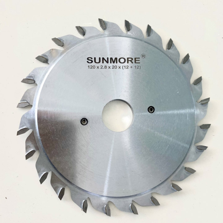 Scoring saw blade for sliding table saw – 120 mm