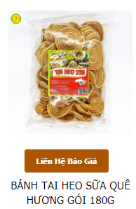 Pig ear cookies