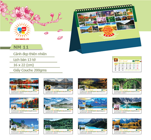 Desk calendar