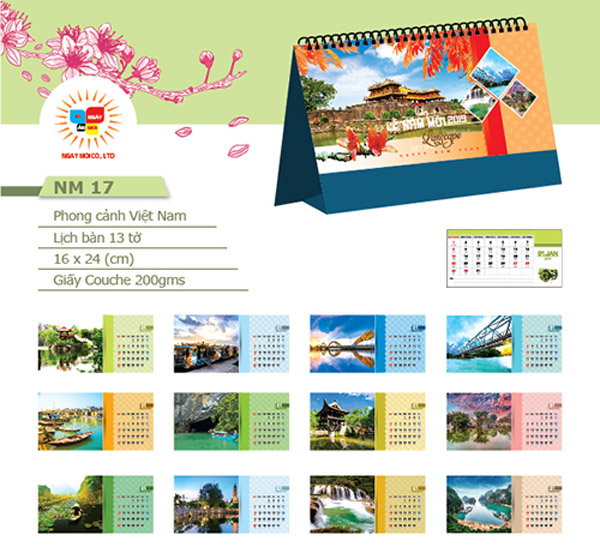 Desk calendar