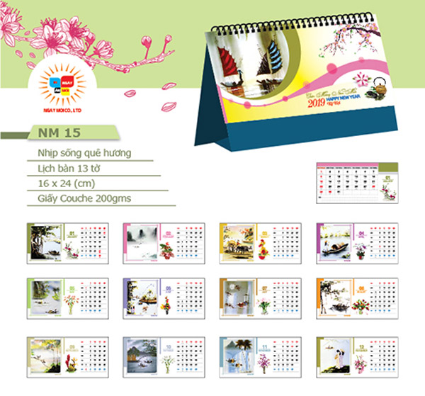 Desk calendar