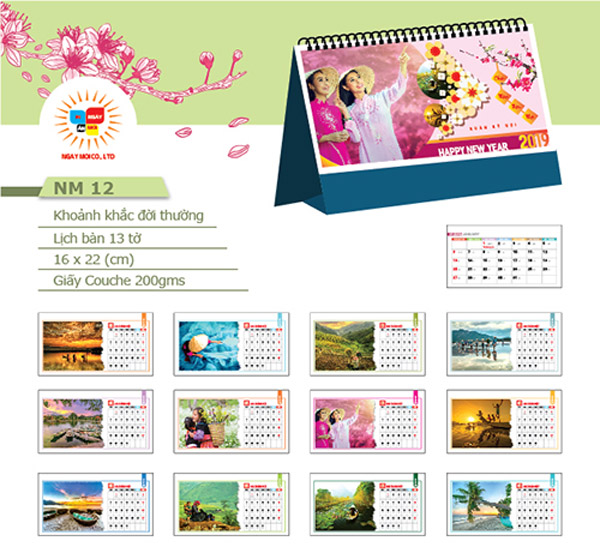Desk calendar