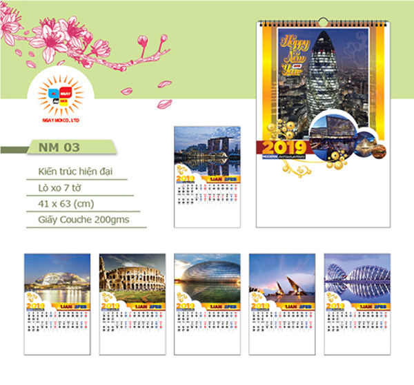 Wall calendar