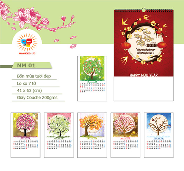 Wall calendar