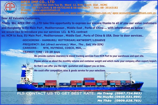 Logistics