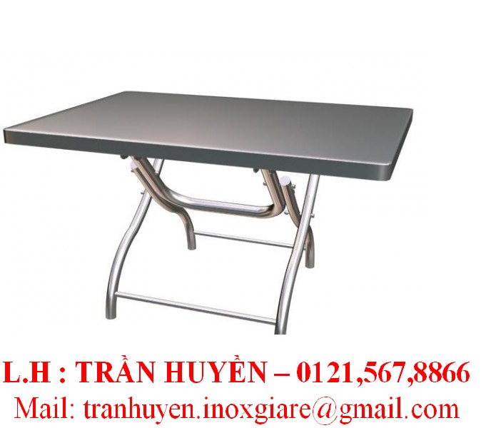 Stainless steel industrial table