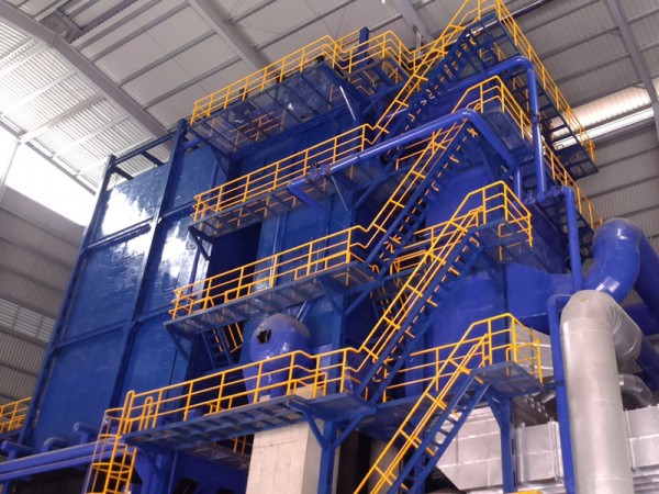 Fluidized bed boiler
